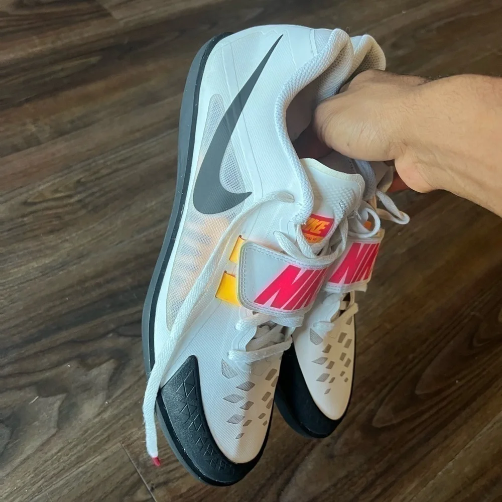 Nike Zoom Rival SD 2 “White Hyper Pink Orange” Men’s Size 12 Throwing Shoes